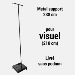 Support métal 238 cm